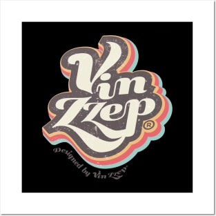 Retro Vin Zzep Typography Design Posters and Art